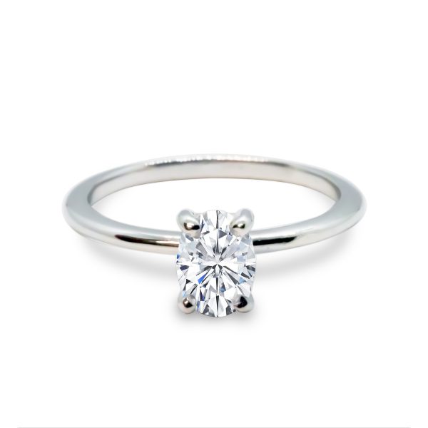 Rodan Signature White Gold Solitaire Engagement Ring