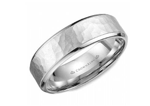 white gold wedding band