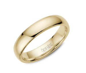 Yellow Gold Traditional Wedding Band