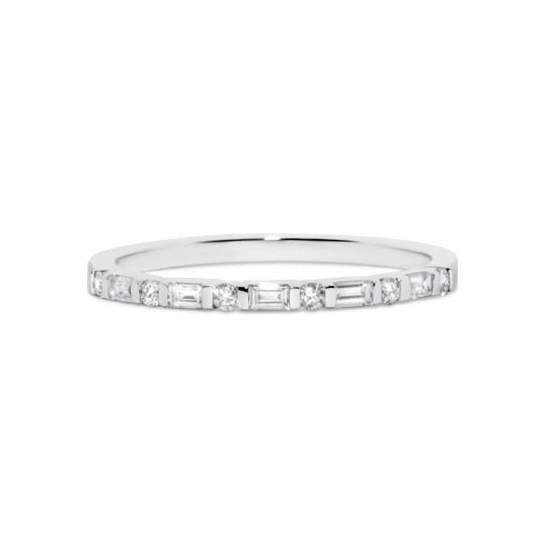 baguette wedding band