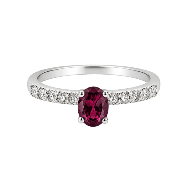 Genuine Ruby Diamond Ring Vancouver