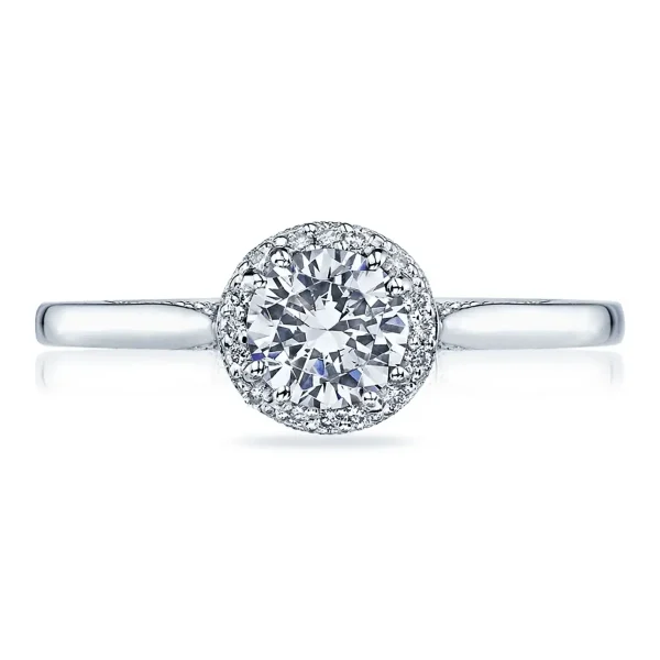 Dantela Simply Tacori Round Bloom Engagement Ring